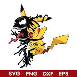 Pikachu Venom Svg, Pikachu Svg, Venom Svg, Png Dxf Eps Digital File