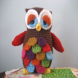 Amigurumi Crochet Mr. Hoot Owl Pattern Digital Download