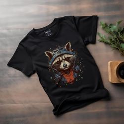 Rocket Raccoon T Shirt - Guardians Tee - Galaxy Tshirt - Unisex T-Shirt, Shirt Birthday Gift Idea For Men Women Shirt