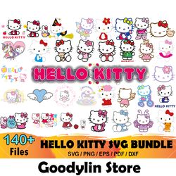 Hello Kitty Svg Bundle, Hello Kitty Svg, Cartoon Svg, Hello Kitty Svg, Hello Kitty Svg File, Kitty Svg, Cat Svg