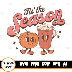 Fall Svg, Pumpkin Spice Svg, Halloween Svg, Sublimation Tis The Season Svg