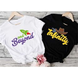 To infinity and Beyond, Toy Story Shirts, Andy Tees, Toy Story Land Tees, Disney Matching Shirts, Toy Story Family Shirt