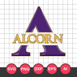 Alcorn State Braves Logo Svg, Alcorn State Braves Svg, Alcorn State Braves Cricut Svg, NCAA Logo Svg Digital File