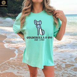 Cinderella and Co Est 1950 Shirt, Disney Cinderella Princess Shirt, Disney Princess Cinderella Vintage Shirt, Disney Pri