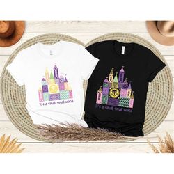 Small World Shirt, Its A Small World Shirt, Pastel Disney Shirt, Disneyland Shirt, Ride Shirt, Fantasyland, Cute Small W