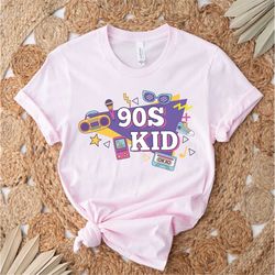 90s Kid T-Shirt, Retro shirt, Retro Style, 90s Top, Made In The 90s, Birthday Shirt, Throwback, Vintage T-Shirt, Old Sch