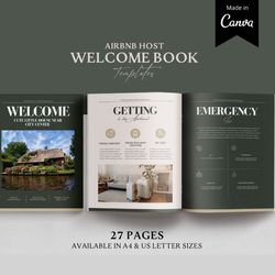 Airbnb Welcome book template, Guest book, airbnb template, welcome guide, home manual rental templates wifi password