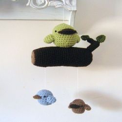 Sale - Amigurumi Crochet Bird Mobile Pattern Digital Download