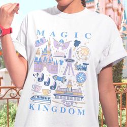 Magic Kingdom Park Icons T-Shirt