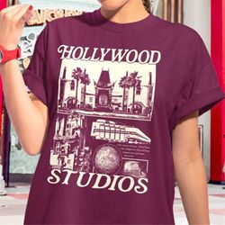 Hollywood Studios Vintage Style Graphic T-Shirt