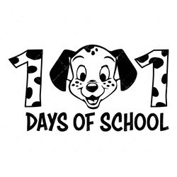 101 Days Of School SVG, PNG, PDF, Dalmatian SVG, Preschool SVG