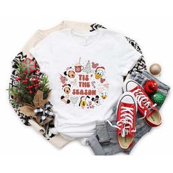 Christmas Tis The Season Disney T-Shirt, Disney Christmas Shirt, Disney Shirt, Winter Disney Shirt, Christmas Disney Shi