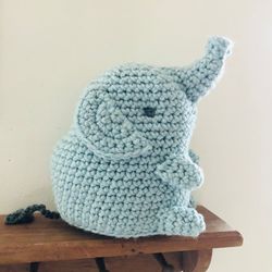 Amigurumi Crochet Elephant Pattern Digital Download