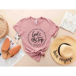 Girls Trip Shirt, Girls Trip 2023, Apparently We are Trouble When We are Together, Best Friends Shirts, Girls Vacation S