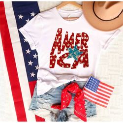 America T-Shirt, American Flag tee, Independence Day Shirt, 4th Of July Shirt, USA Flag, Patriotic Shirt, Freedom tshirt