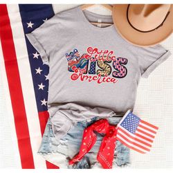Little Miss America T-Shirt, 4th of July Shirt, America Shirt, Independence Day Shirt, Patriotic Shirt, Fourth Of July S