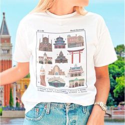 Epcot's World Showcase Icons of the Park T-Shirt