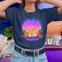 Epcot Spaceship Earth Night Time T-Shirt