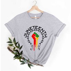 Juneteenth Breaking Chain T-Shirt, Freeish Shirt, Juneteenth Independence Day Shirt, Black Culture Independence Day, Jun