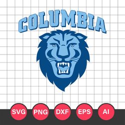 Columbia Lions Logo Svg, Columbia Lions Svg, Columbia Lions Clipart, Columbia Lions Cricut Svg, NCAA Logo Svg File
