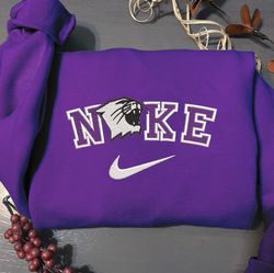 Nike Northwestern Wildcats Embroidered Sweatshirt, NCAA Embroidered Sweater, Northwestern Wildcats Shirt, Unisex Shirts