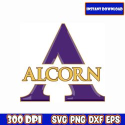 Alcorn State Braves Logo Svg Bundle, N C A A Teams Svg, N-C-A-A svg, Football Svg, Sport bundle, Png, Jpg, Dxf
