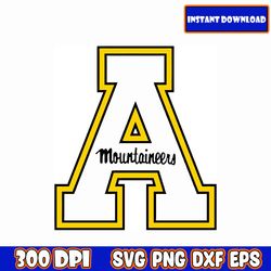 Appalachian State Mountainee Svg, N CA A Svg, N CA A Teams Svg, N caa Logo Teams, N caa Design Svg,American Football Svg