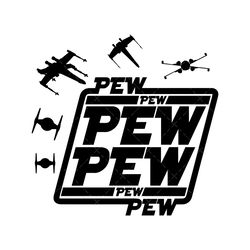 Pew Pew Pew SVG, PDF, PNG, Star Wars SVG