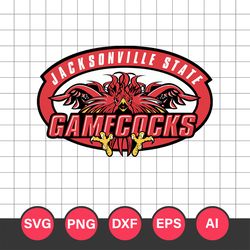 Jacksonville State Gamecocks Logo Svg,Jacksonville State Gamecocks,Jacksonville State Gamecocks Cricut Svg,NCAA Logo Svg