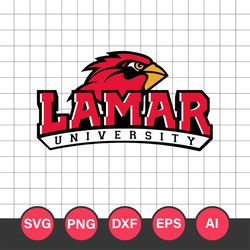 Lamar Cardinals Logo Svg, Lamar Cardinals Svg, Lamar Cardinals Cricut Svg, NCAA Logo Svg File