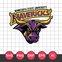 Minnesota State Mavericks Logo Svg, Minnesota State Mavericks, Minnesota State Mavericks Cricut Svg, NCAA Svg