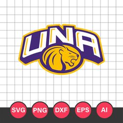 North Alabama Lions Logo Svg, North Alabama Lions, North Alabama Lions Cricut Svg, NCAA Svg Digital File