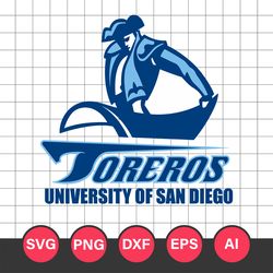 San Diego Toreros Logo Svg, San Diego Toreros, San Diego Toreros Cricut Svg, NCAA Svg File