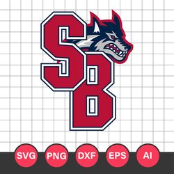 Stony Brook Seawolves Logo Svg, Stony Brook Seawolves, Stony Brook Seawolves Cricut Svg, NCAA Svg File
