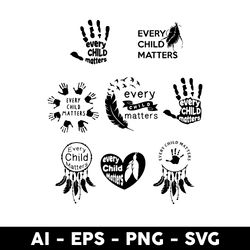 Every Child Matters Svg, Children Svg, Hand Svg, Png Dxf Eps File - Digital File