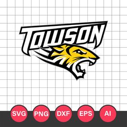 Towson Tigers Logo Svg, Towson Tigers, Towson Tigers Clipart,  Towson Tigers Cricut Svg, NCAA Svg File