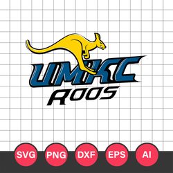 UMKC Kangaroos Logo Svg, UMKC Kangaroos, UMKC Kangaroos Cricut Svg, NCAA Svg File