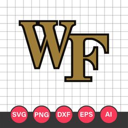 Wake Forest Demon Deacons Logo Svg, Wake Forest Demon Deacons, Wake Forest Demon Deacons Cricut Svg, NCAA Svg File