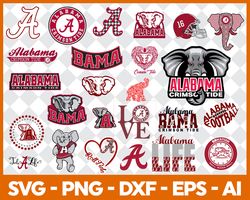 Alabama Crimson Tide svg,png,dxf,ncaa svg,png,dxf,football svg,png,dxf,college football svg,png,dxf,football univercity