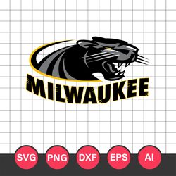 Wisconsin Milwaukee Panthers logo Svg, Wisconsin Milwaukee Panthers, Wisconsin Milwaukee Panthers Cricut Svg, NCAA Svg