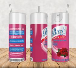 Bitch Be Gone Red Rose Tumbler Png, Bitch Be Gone 20oz Skinny Tumbler Template Png, Sublimation Warp