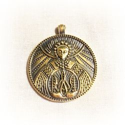 Handmade ukrainian brass locket,handmade ukrainian brass jewelry,ukrainian medallion,ukraine handmade brass dukach