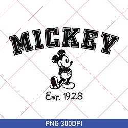 Retro Mickey Est 1928 PNG, Mickey Established 1928 PNG, Mickey & Co 1928 PNG, Mickey Est 1928 PNG, Mickey Disneyland PNG