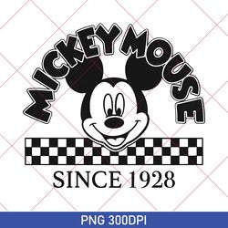 Retro Mickey Mouse Est 1928 PNG, Vintage Mickey PNG, Disney Mickey Mouse PNG, Disney Holiday Vacation PNG, Disneyland