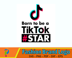 TikTok  SVG, Tiktok Princess Cricut, Tiktok Birthday Princess, Tiktok Princess PNG,Brand Logo Svg, Luxury Brand Svg, Fas