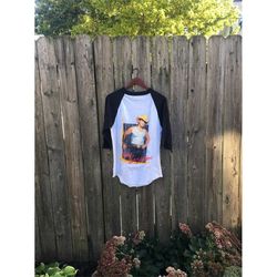 Vintage 1988 Ricky Van Shelton Tour 89' Baseball Sleeve Country Music Band Tour Shirt Size Medium