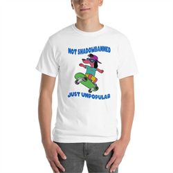 Not Shadow Banned Short Sleeve T-Shirt