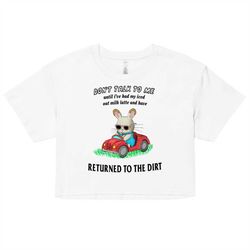 Return to the Dirt Womens crop top