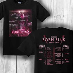 BlackPink Born Pink World Tour 2022 2023 T-Shirt, BlackPink 2023 Tour Shirt, Born Pink World Tour 2023 Tee, Anniversary