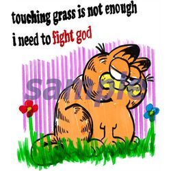 Touching Grass Garfie (Digital Copy Only *READ DESCRIPTION*)